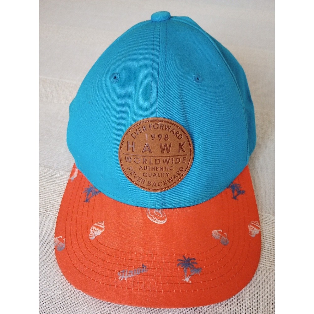 HAWK EVER FORWARD NEVER BACKWARD 1998 Adjustable Snapback Hat